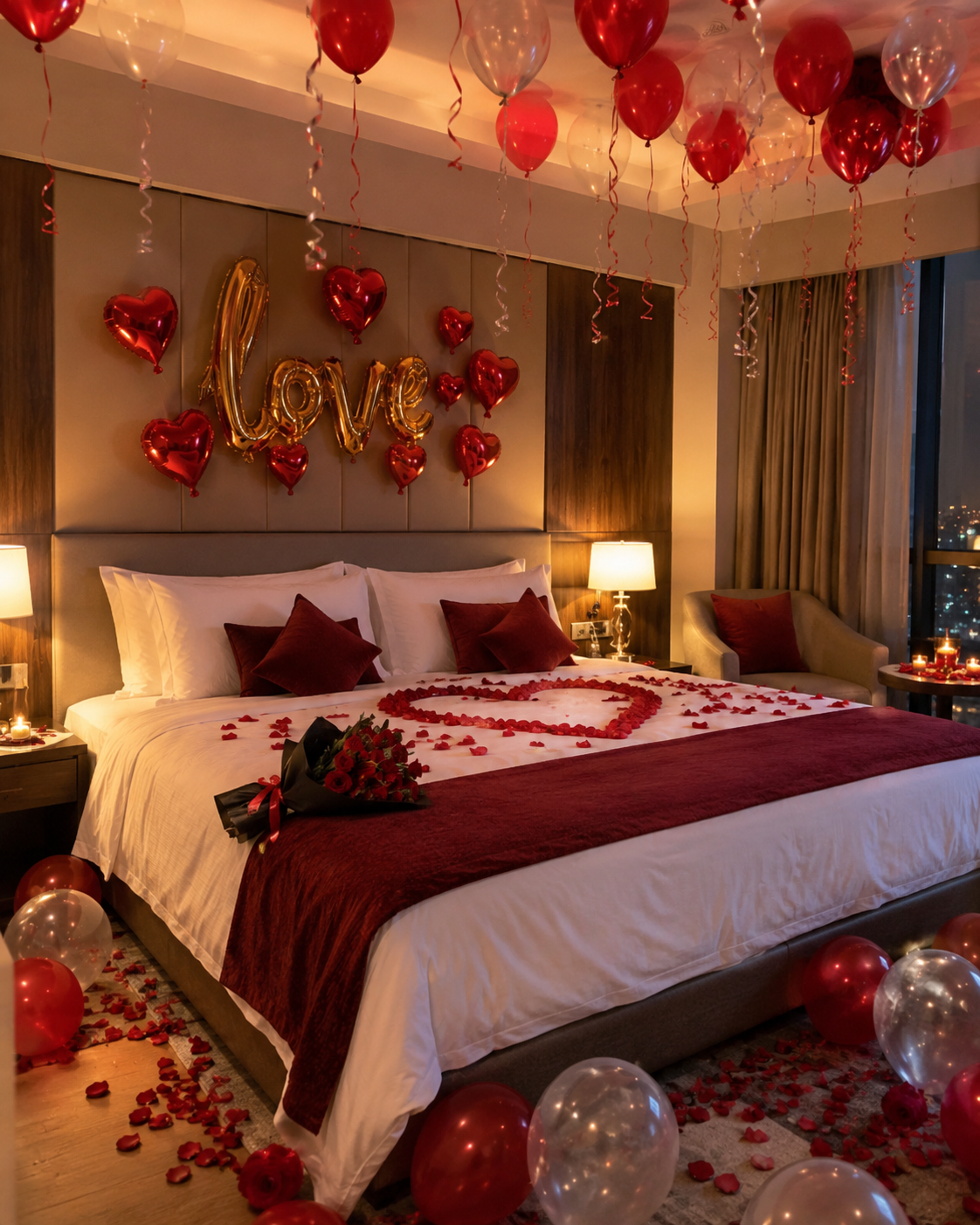 Anniversary room decoration in Jaipur